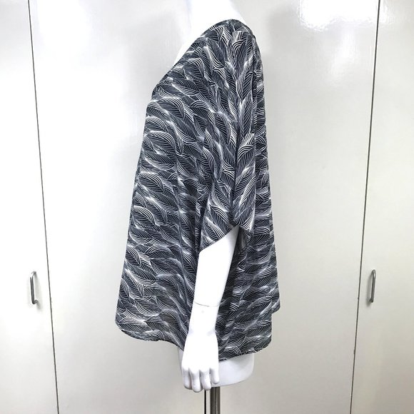 New Worthington Mini leaved v neck top XL - Picture 3 of 7